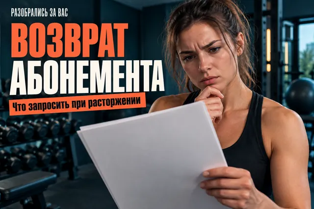 Частая ошибка при расторжении абонемента в фитнес-клуб: что запросить у клуба