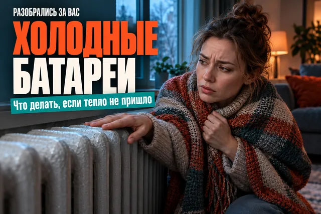 Отопление включили, а батареи холодные: кому сообщить и что зафиксировать