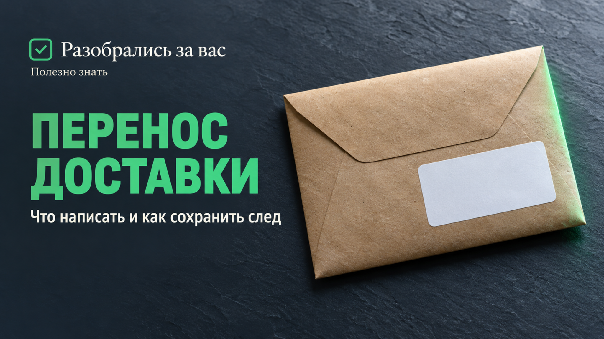 Доставку переносят снова: как отменить заказ и не потерять подтверждение обращения