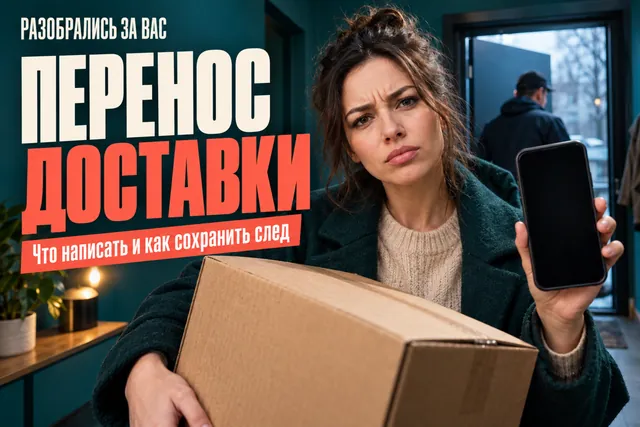 Доставку переносят снова: как отменить заказ и не потерять подтверждение обращения