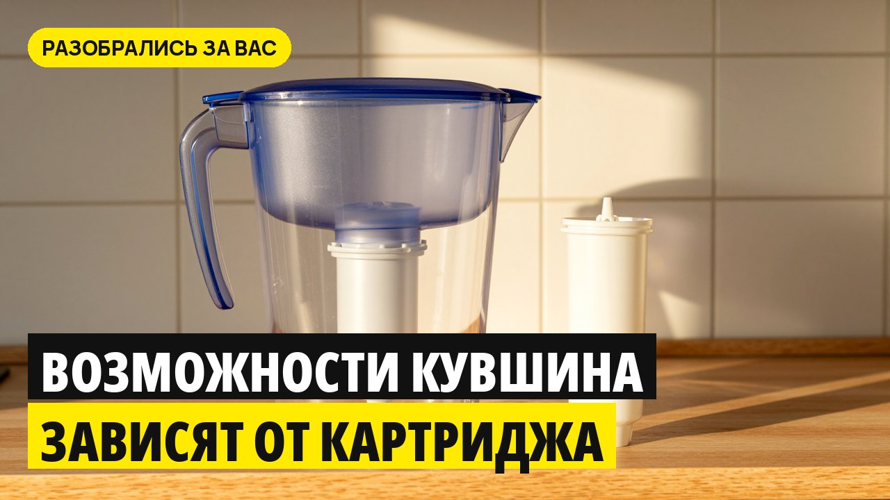 Возможности кувшина зависят от картриджа