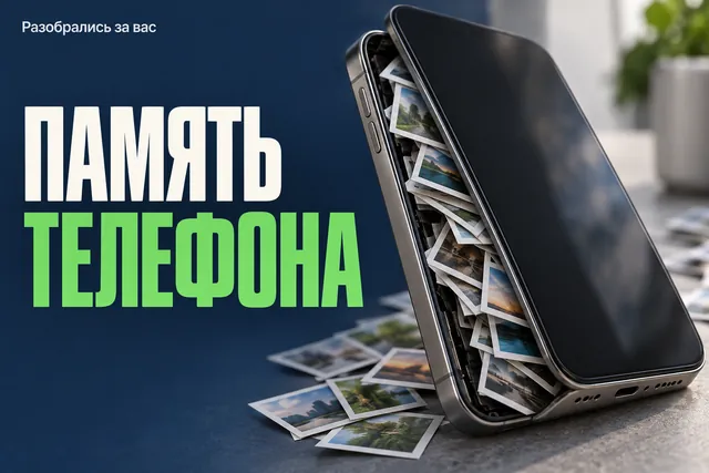 Почему телефон пишет, что памяти мало, хотя фото уже удалены?