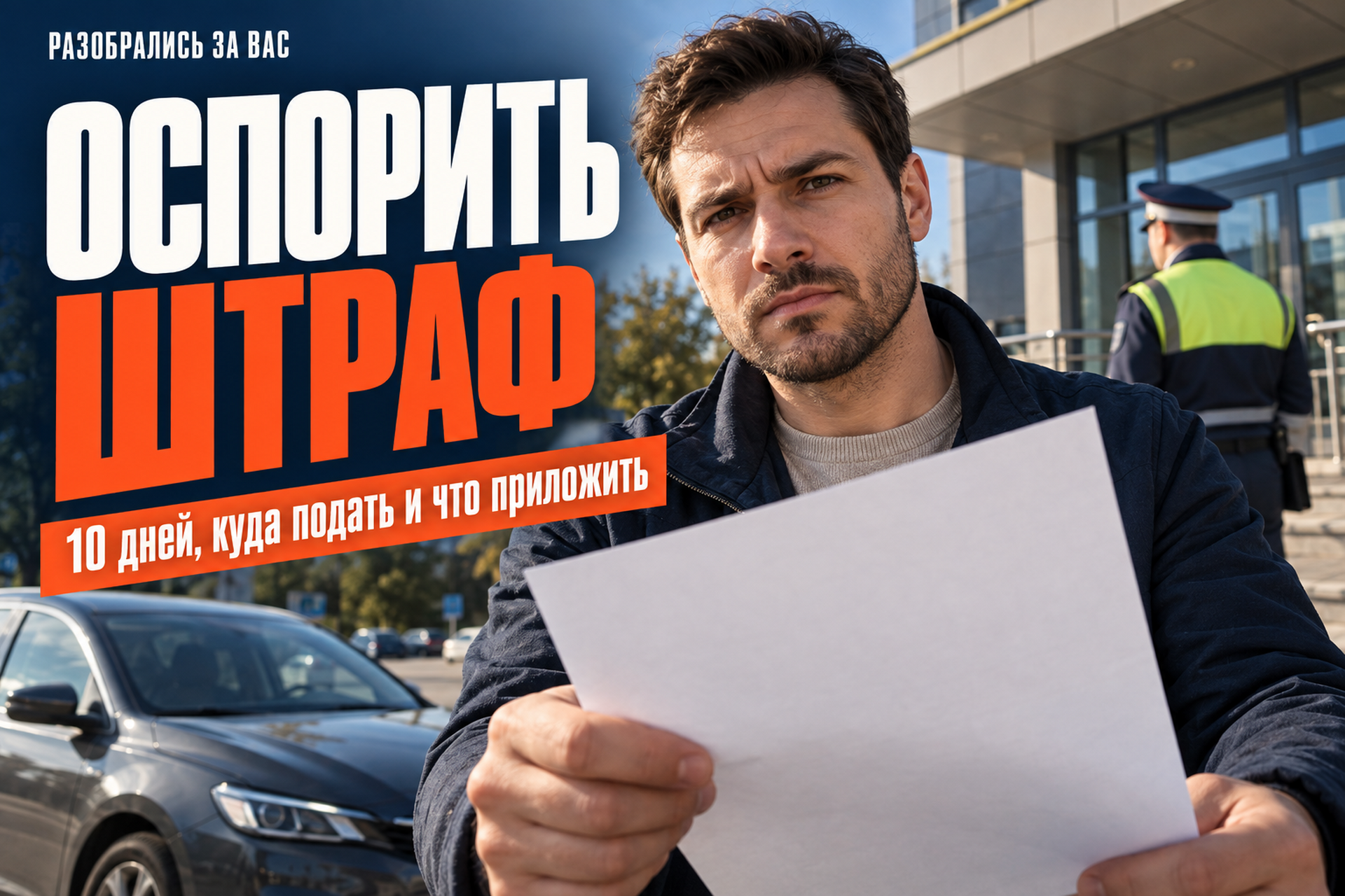 Пришёл штраф, а вы не согласны: как оспорить, куда подать и что успеть за 10 дней