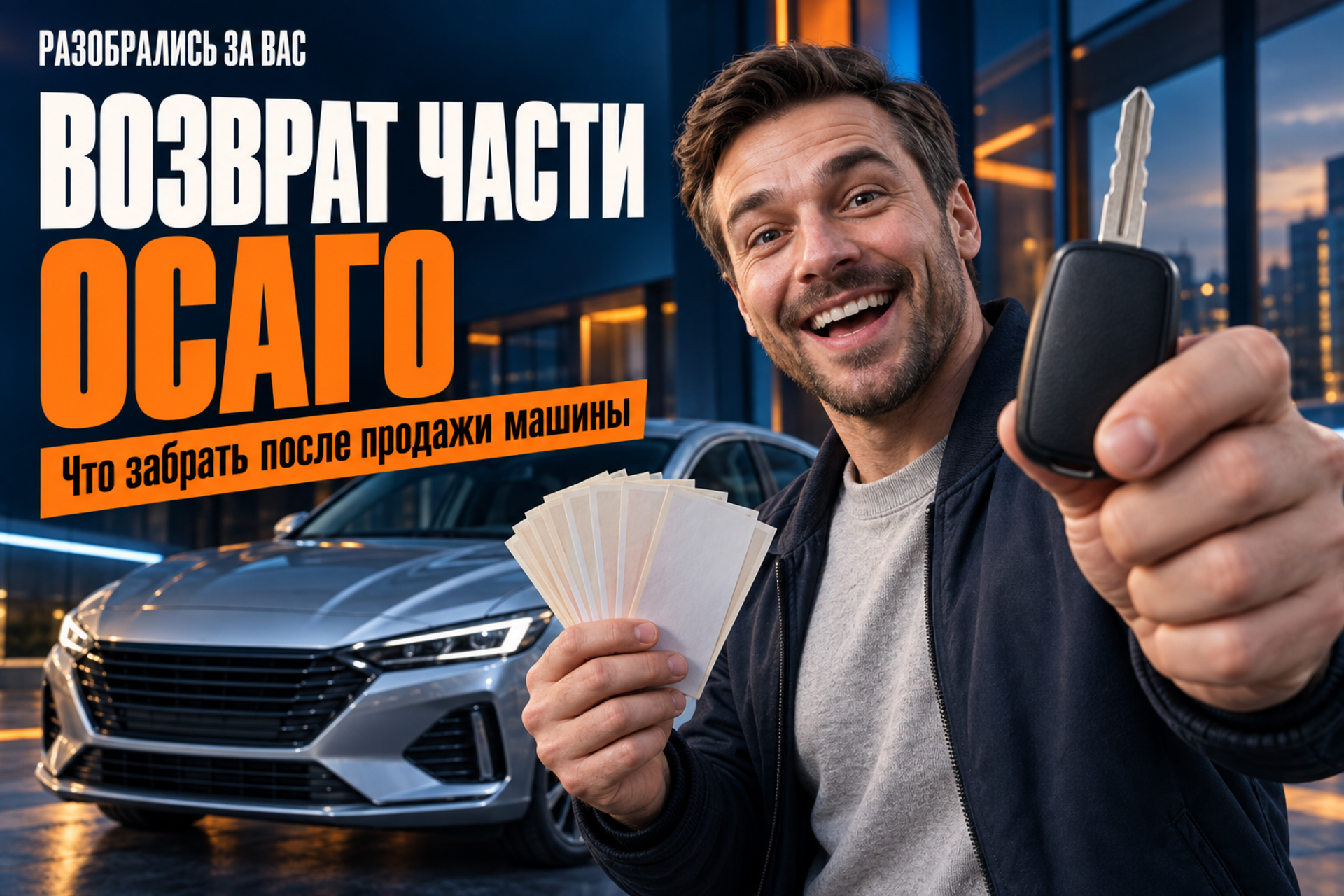 Как вернуть деньги за ОСАГО после продажи машины — и почему срок считают не со дня сделки