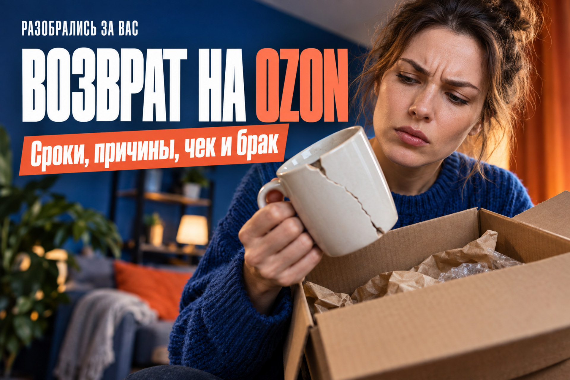 Как вернуть товар на Ozon: сроки, причины и что делать с браком