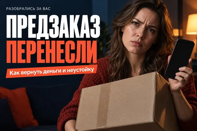 Продавец перенес дату предзаказа: как вернуть предоплату и неустойку