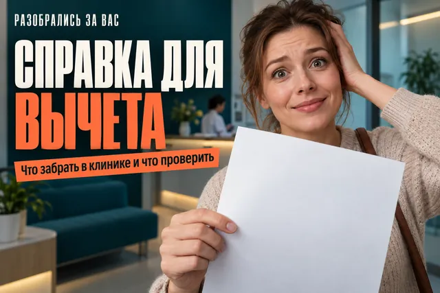 Частая ошибка при вычете за лечение: какую справку просить в клинике