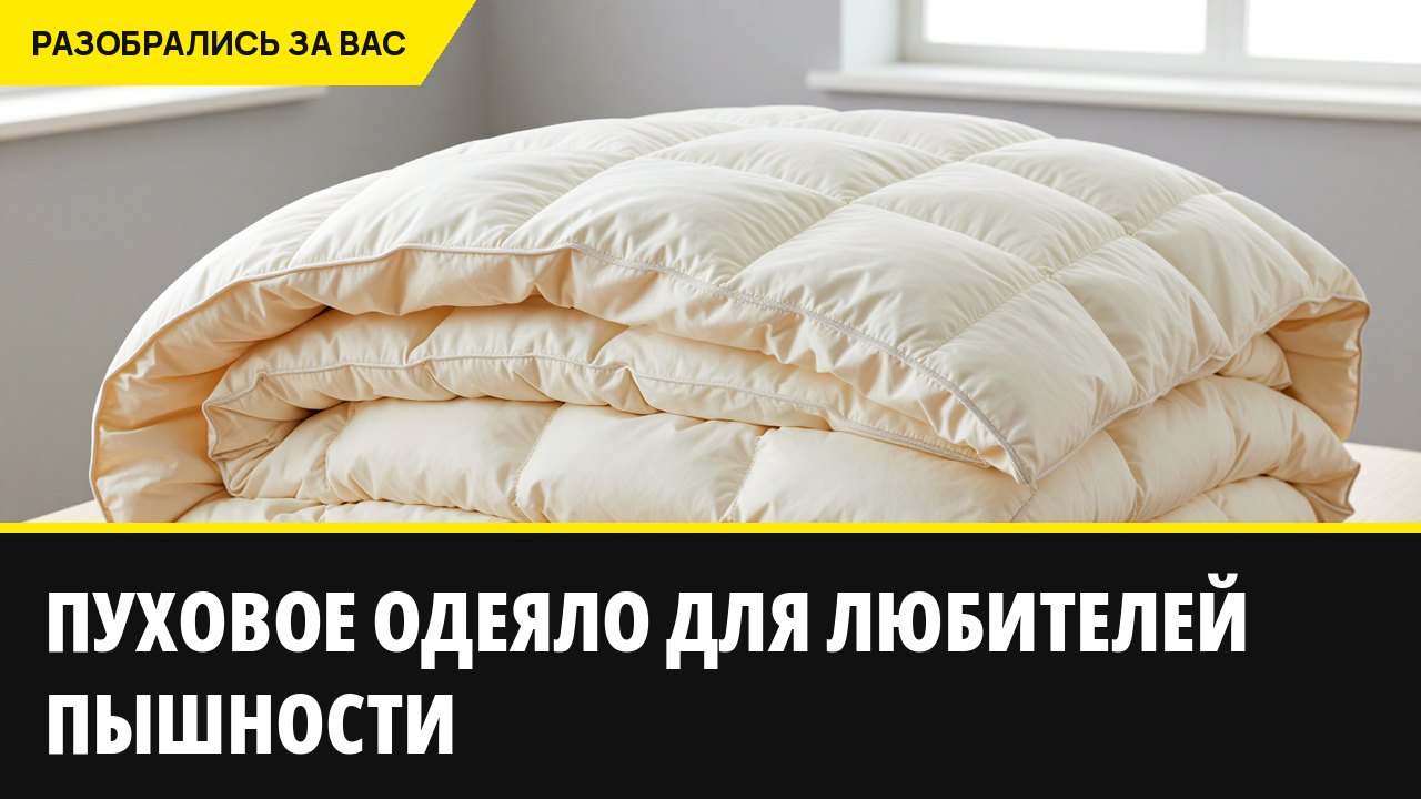 Пуховое одеяло для любителей пышности