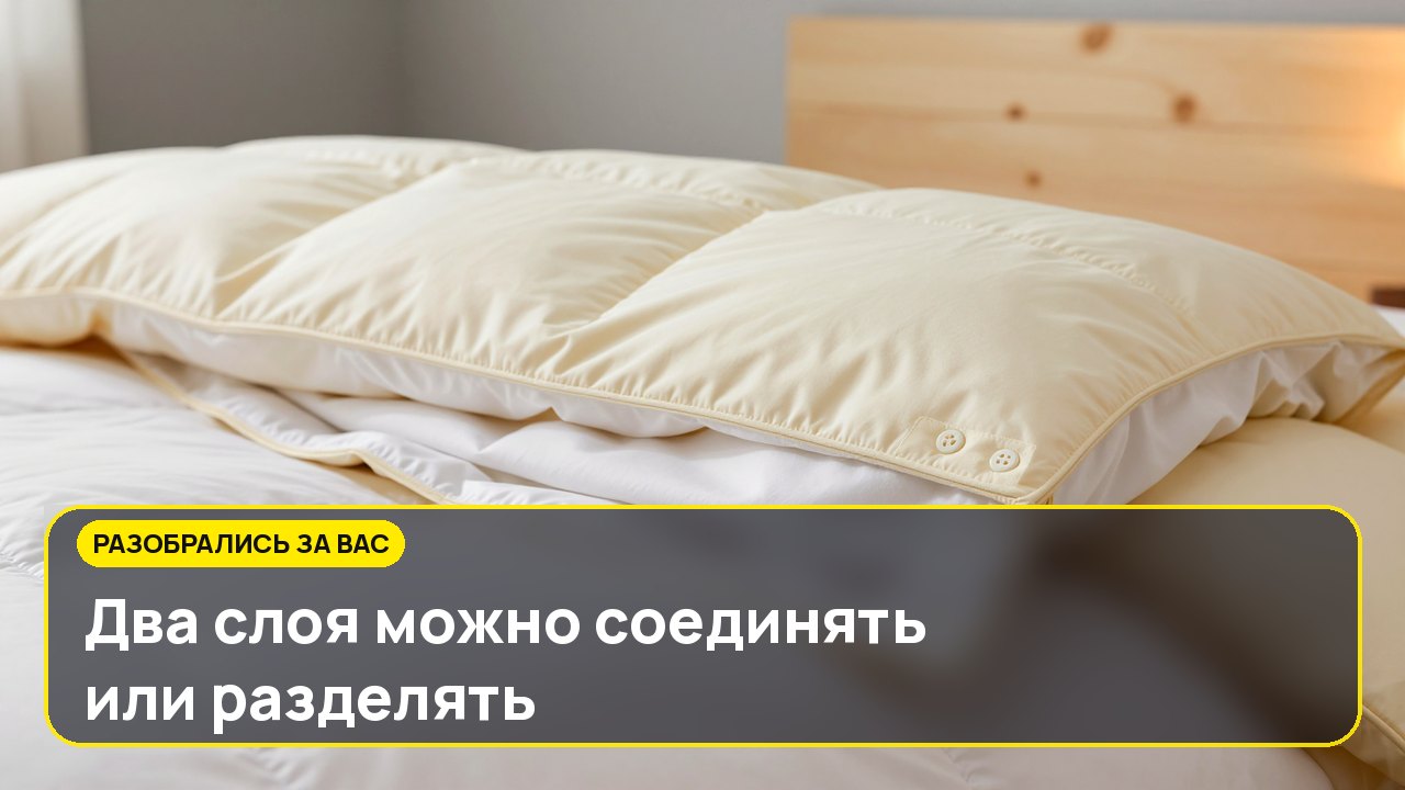Два слоя можно соединять или разделять