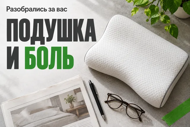 Почему ортопедическая подушка не всегда лучше обычной