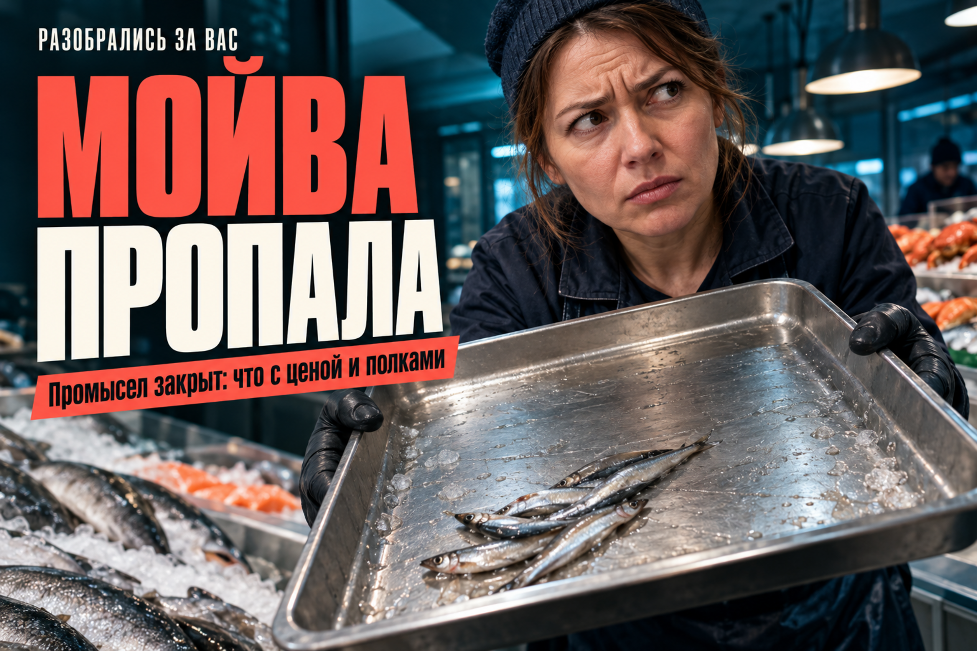 Почему мойва исчезла из магазинов и когда она вернётся на полки