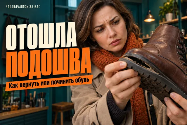 Отклеилась подошва у осенних ботинок: как зафиксировать дефект и что требовать у продавца