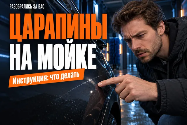 После автомойки заметили царапины на кузове: что сделать до выезда