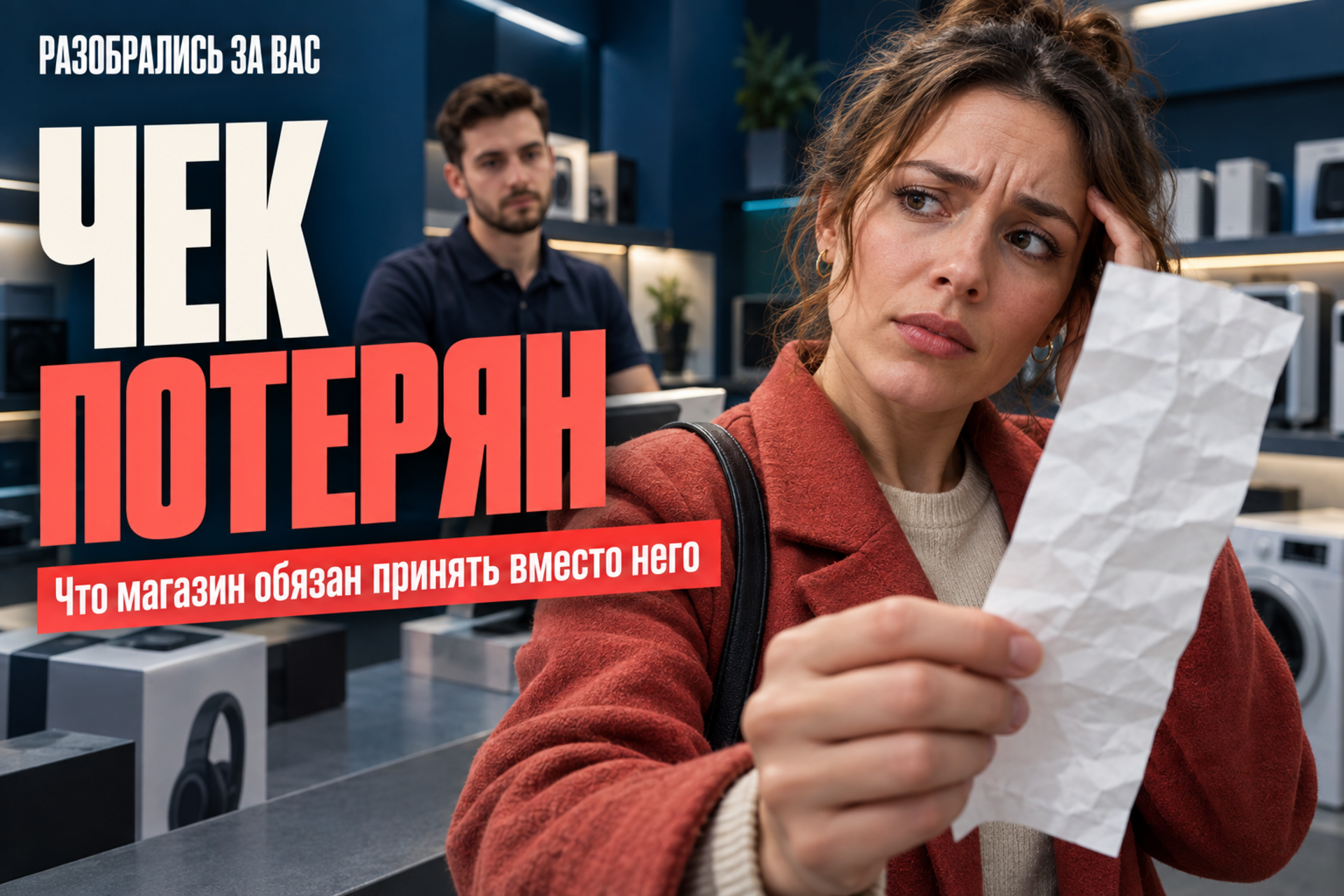 Потеряли чек на товар по гарантии: что магазин обязан принять вместо него