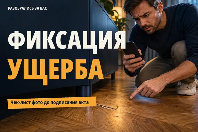 Сборщик мебели повредил пол: что сфотографировать до подписания акта и кому предъявить претензию