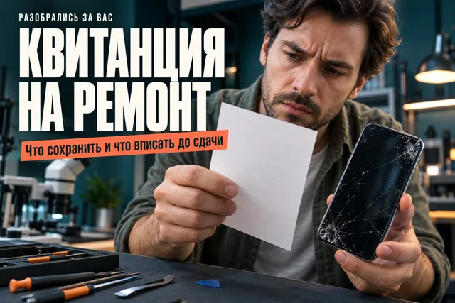 Частая ошибка при сдаче смартфона в ремонт: что забывают указать в квитанции