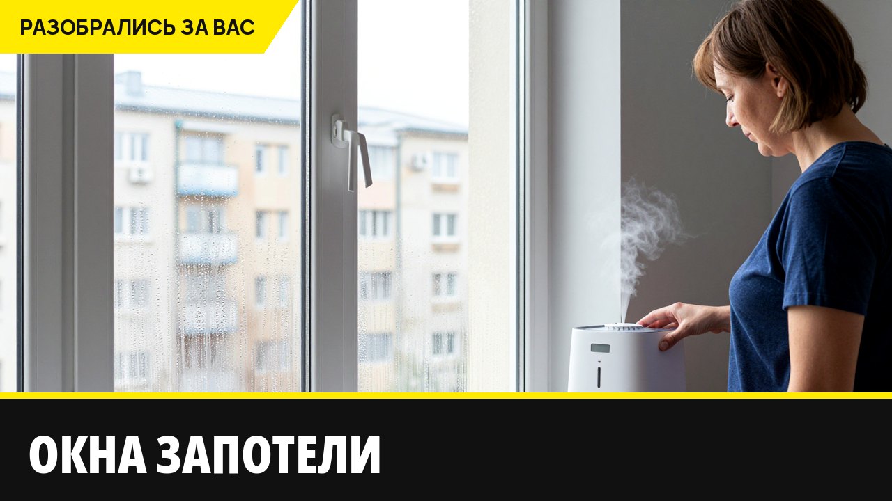 Окна запотели — уменьшите подачу пара