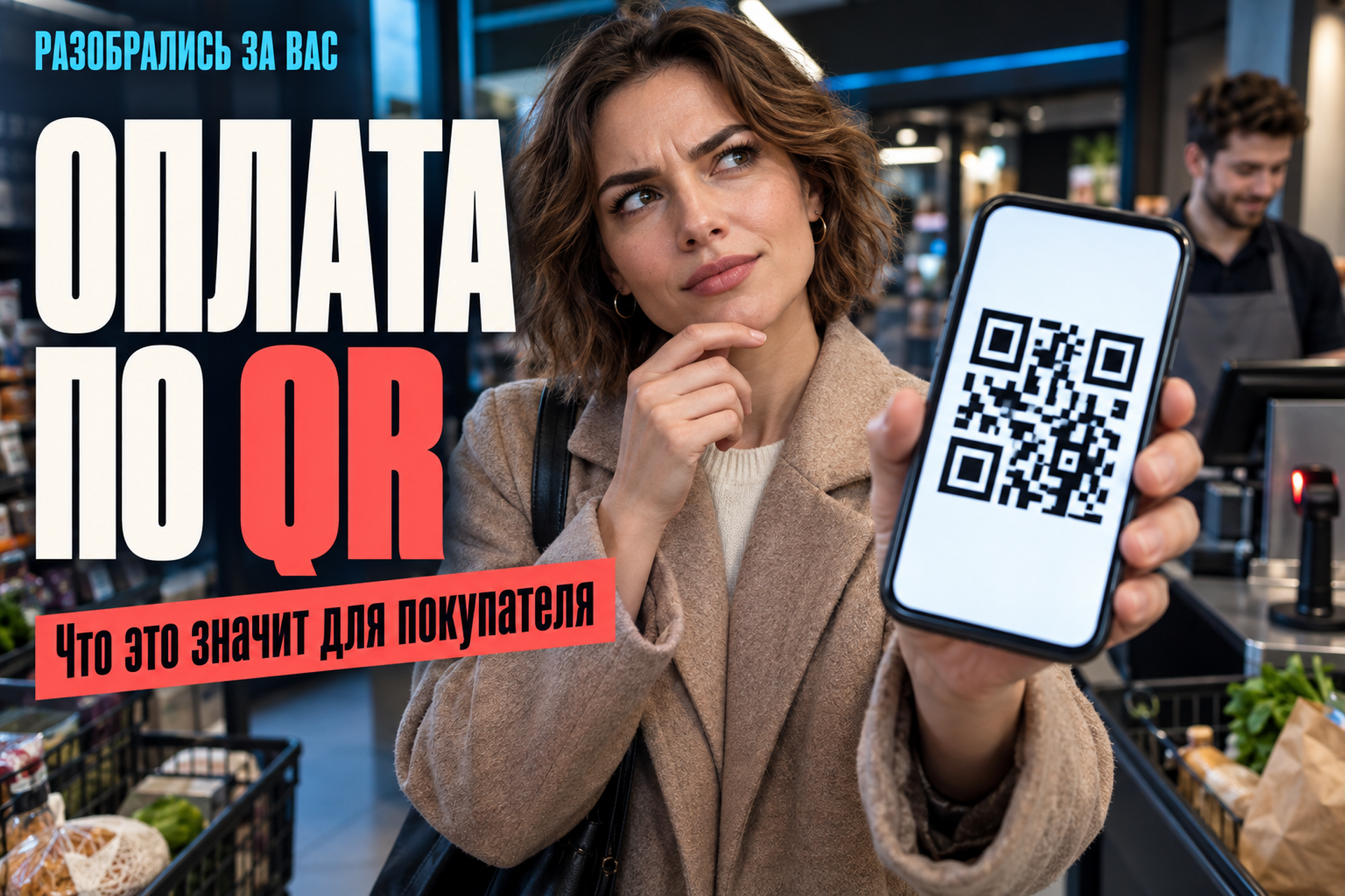 Почему в магазине просят оплатить по QR-коду — и что это значит для покупателя