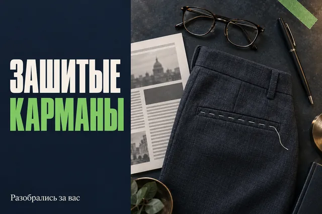 Почему в магазине зашивают карманы и можно ли убрать строчку без потерь?